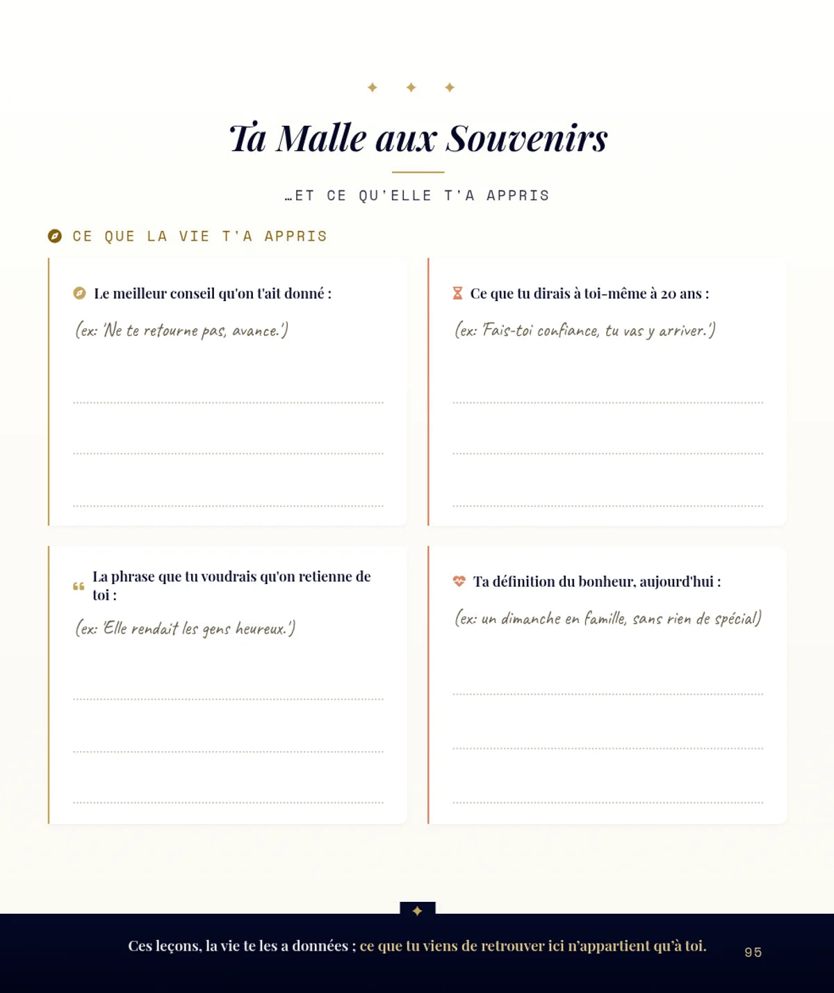 La malle aux souvenirs, la suite