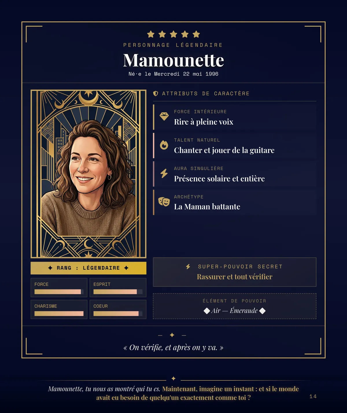 Profil unique de Marie