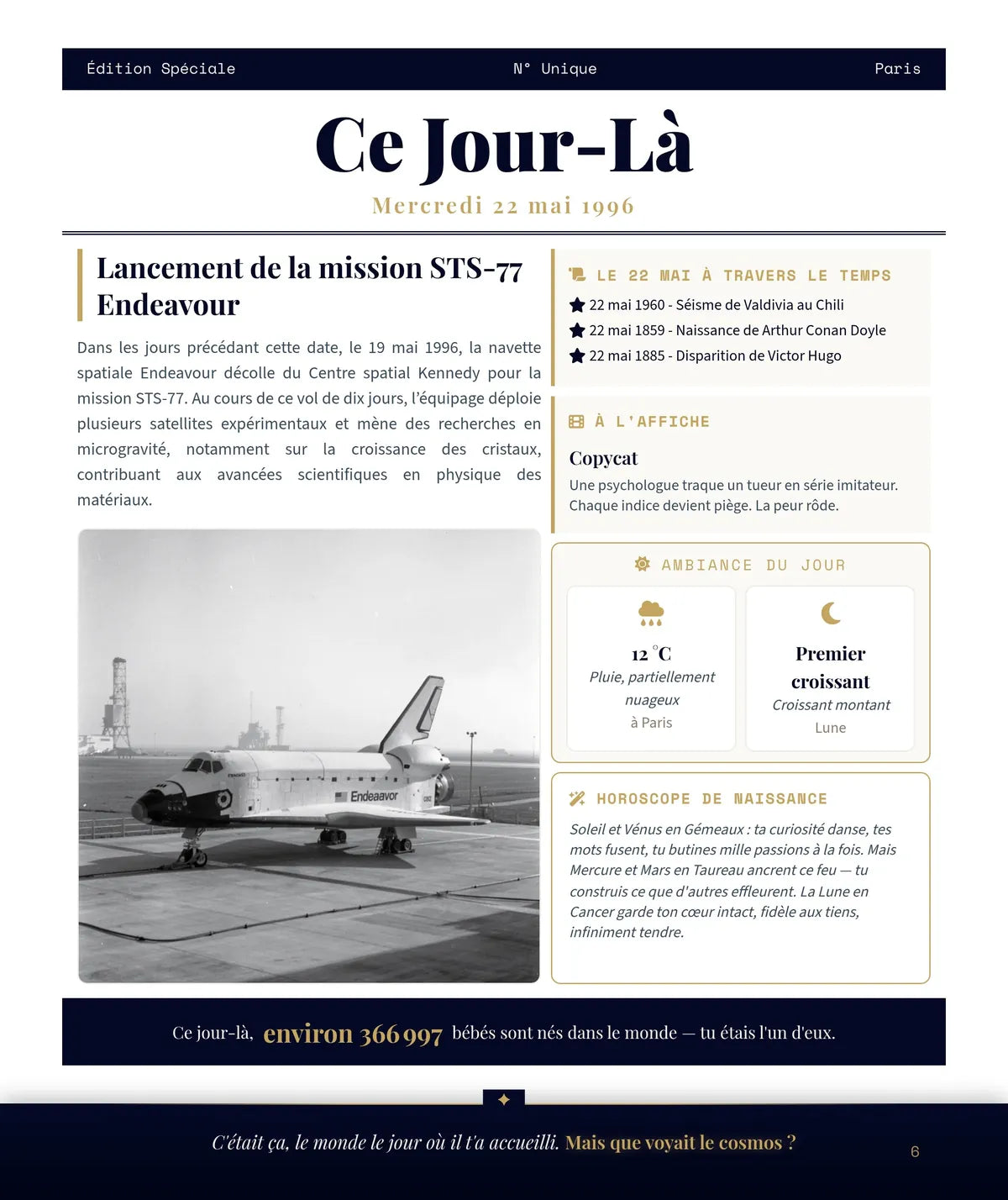 Journal du 22 mai 1996
